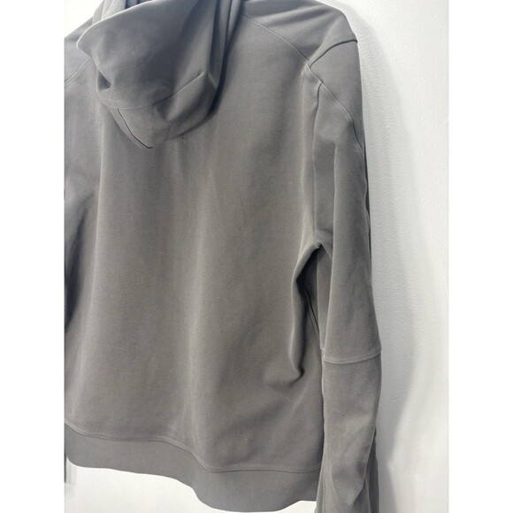 Lululemon Men Sojourn Jacket Hoodie Full Zip Sweater Run Yoga Charcoal Gray Sz M - Picture 13 of 16